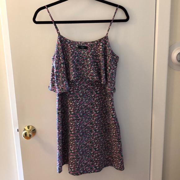 Aqua floral dress from Bloomingdale’s - Picture 1 of 5